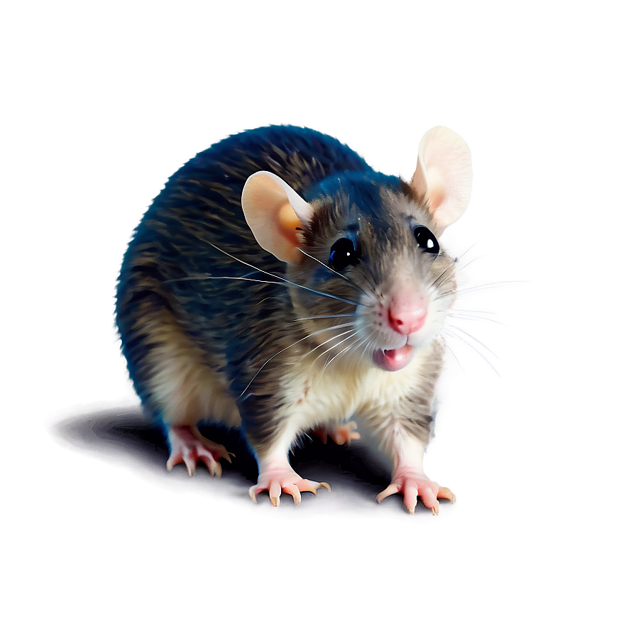 Whimsical Cute Rat Png 46