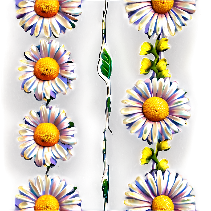 Whimsical Daisy Chain Png Wmd