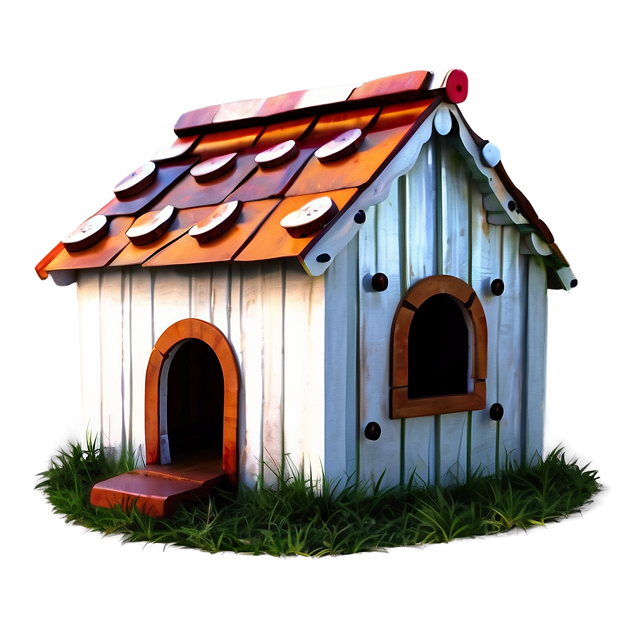 Whimsical Dog House Png Bbh41