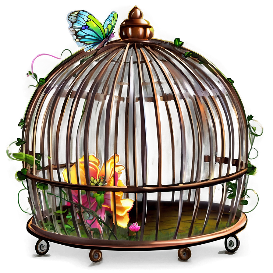 Whimsical Fairy Cage Png Xao69