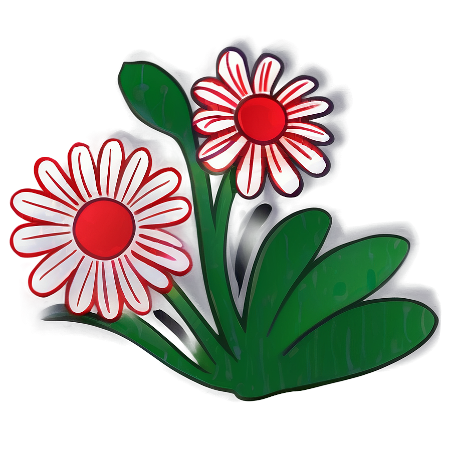 Whimsical Flower Doodle Png 06262024