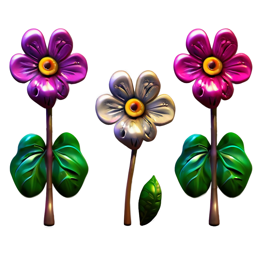 Whimsical Flowers Fantasy Png 69