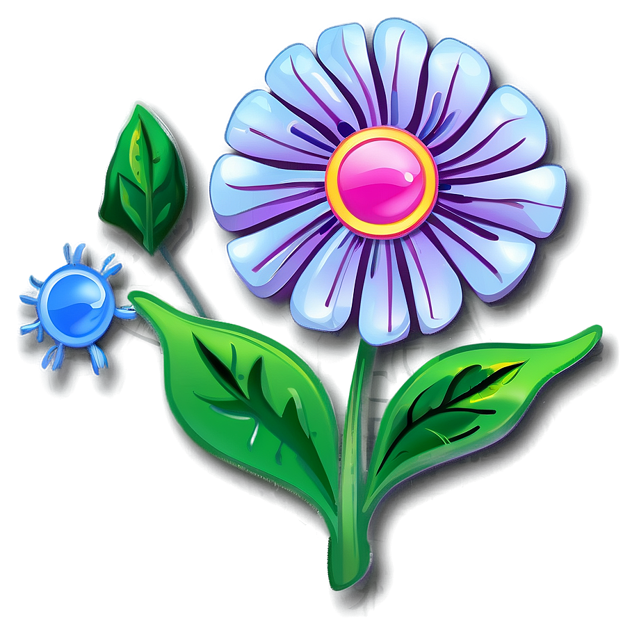 Whimsical Flowers Png 31