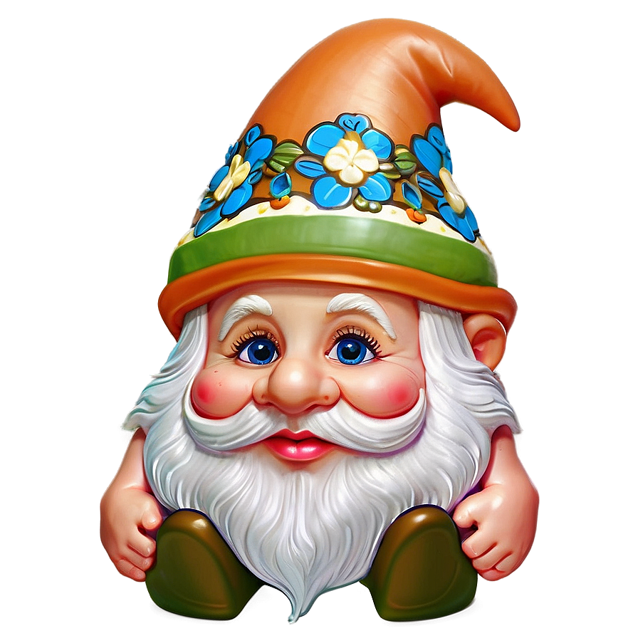 Whimsical Garden Gnome Png 06132024