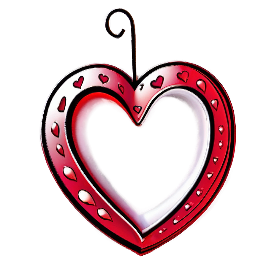 Whimsical Heart Doodle Png 06202024