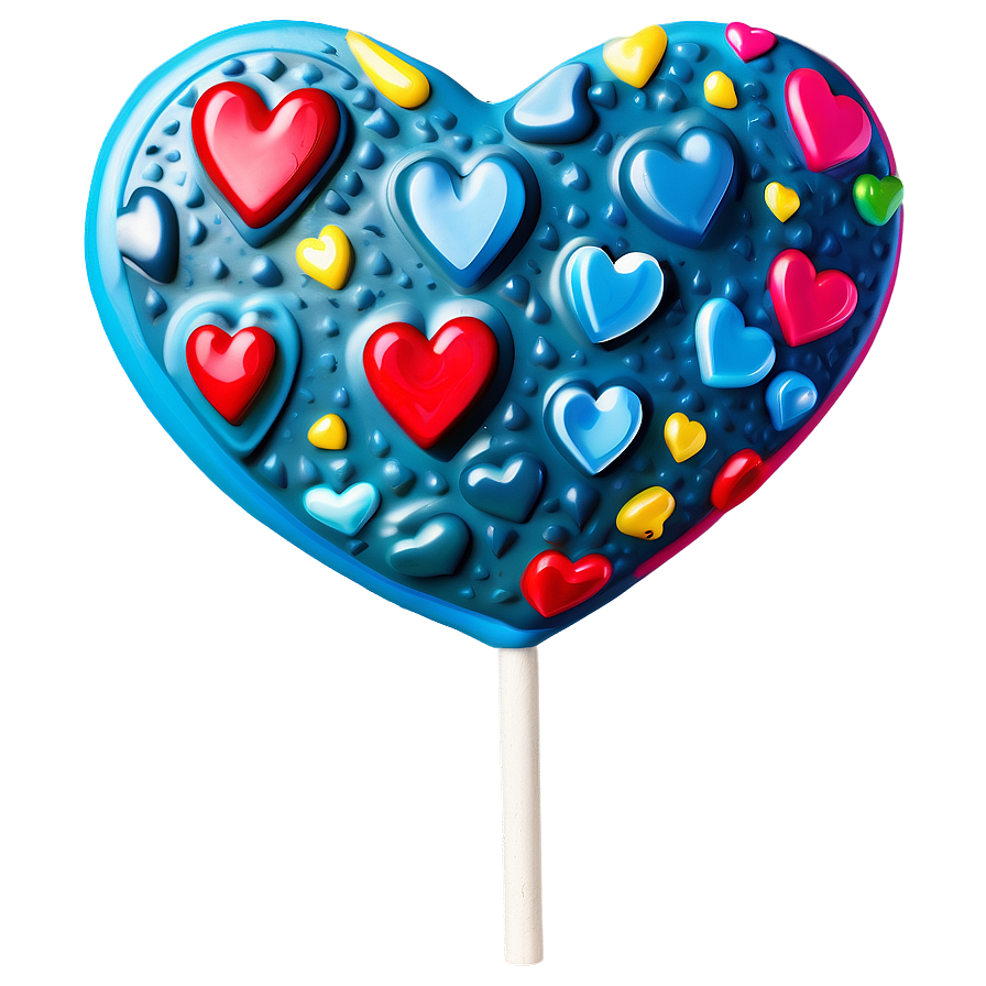 Whimsical Heart Lollipop Png 74