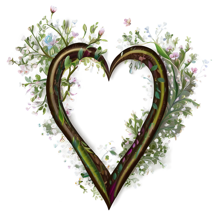 Whimsical Heart Png 05232024