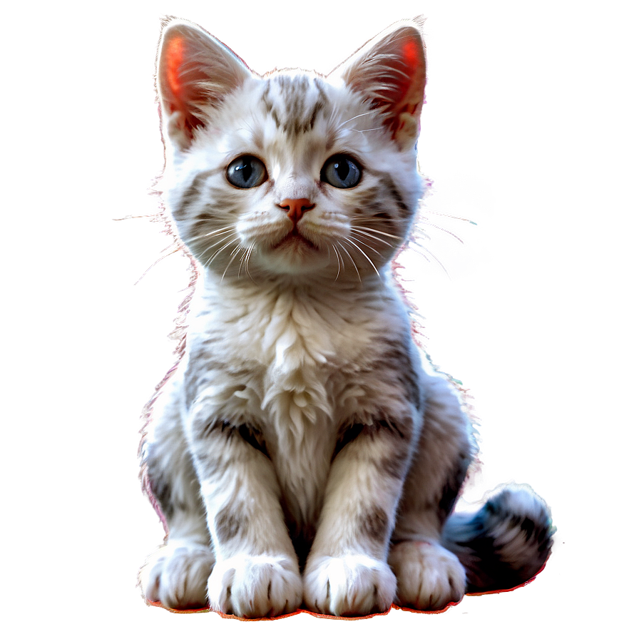 Whimsical Kitten Png 06242024