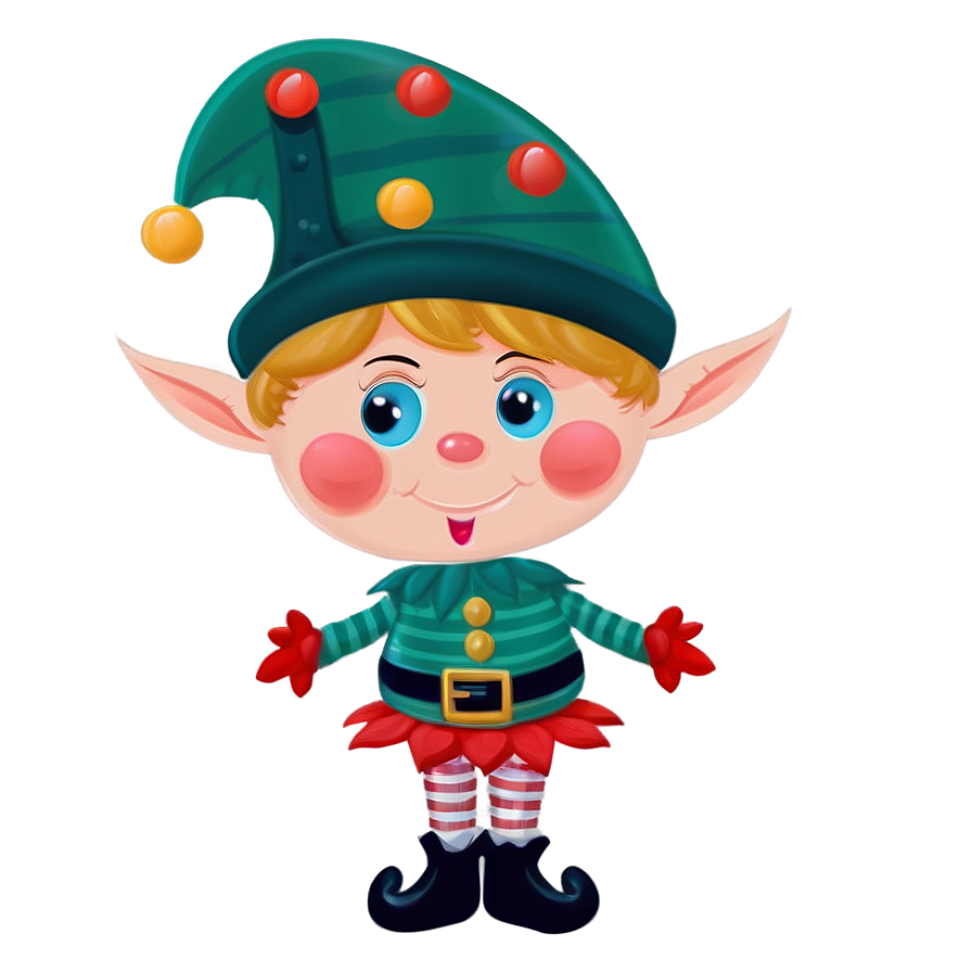 Whimsical Noel Elf Png Bcu