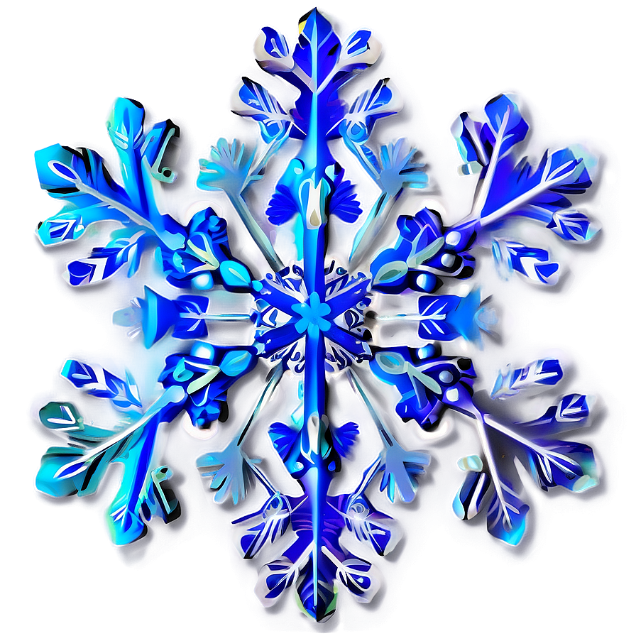 Whimsical Snowflake Creation Png 87