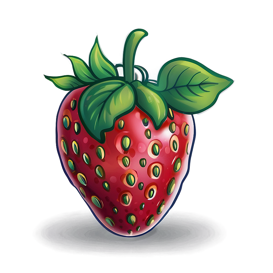 Whimsical Strawberry Png 77