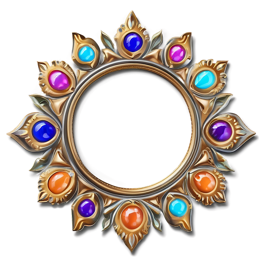 Whimsical Token Frame Art Png Bbk93