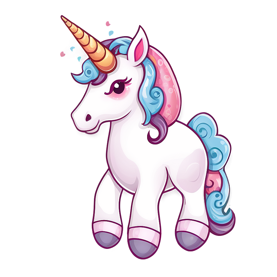 Whimsical Unicorn Clipart Png 59