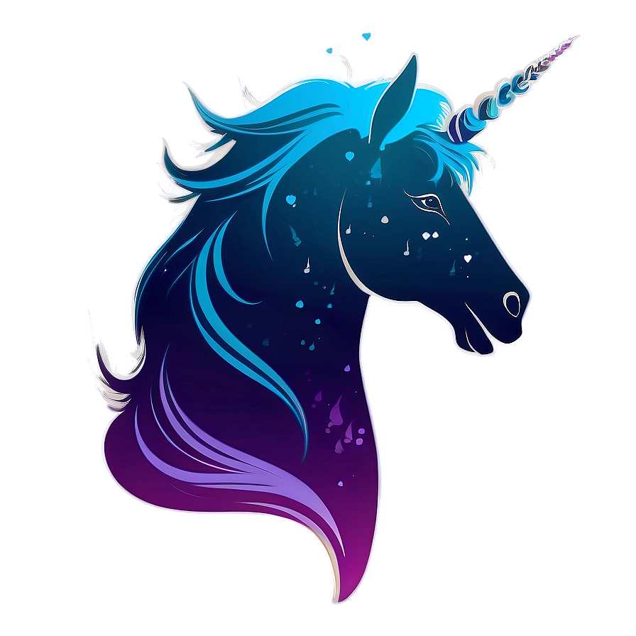 Whimsical Unicorn Silhouette Png 06282024