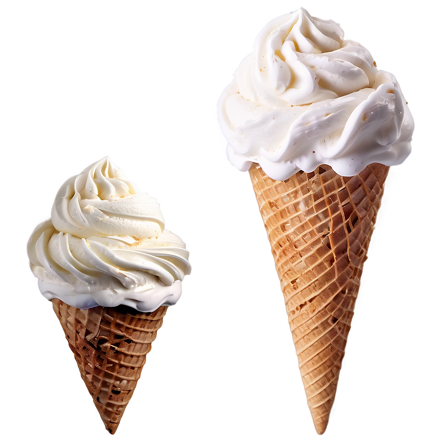 Whipped Cream Ice Cream Cone Png 84