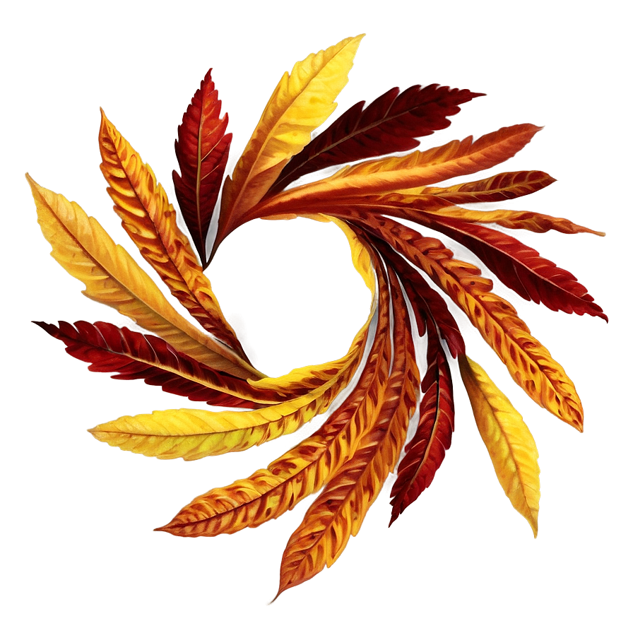 Whirling Autumn Leaves Png Yci88