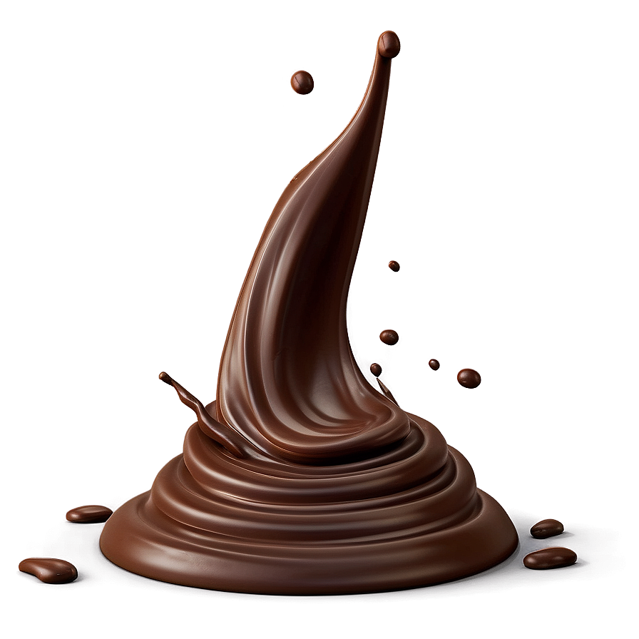 Whirling Chocolate Splash Png 75