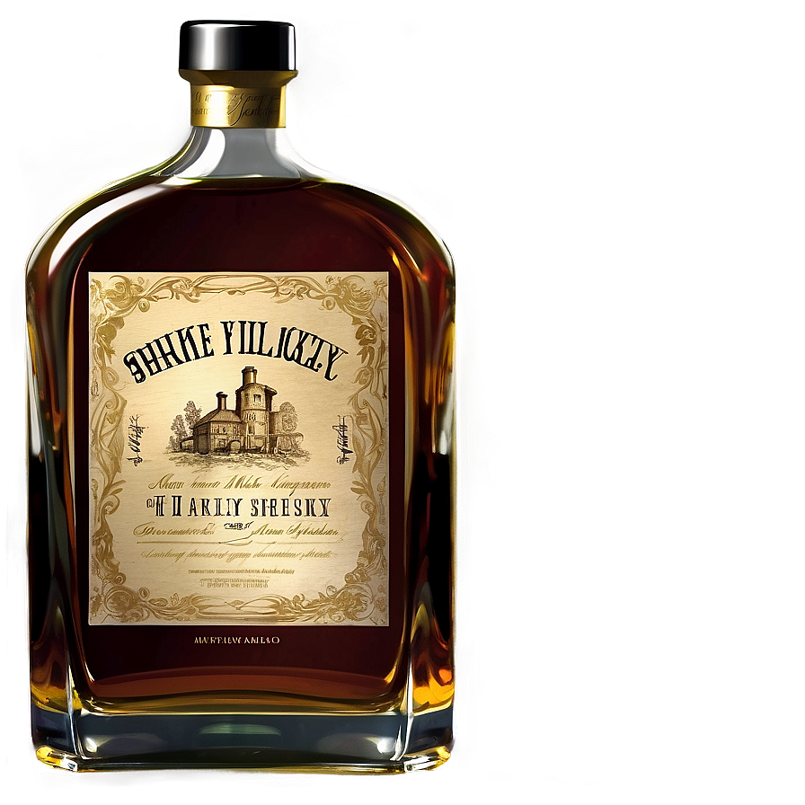 Whiskey Bottle Collection Png Lrf