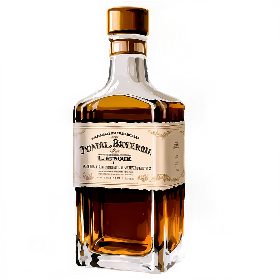 Whiskey Bottle Drawing Png Yav53