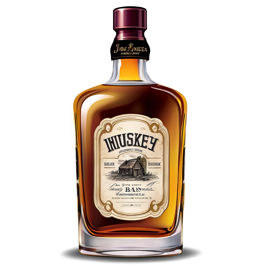 Whiskey Bottle Illustration Png Utc36