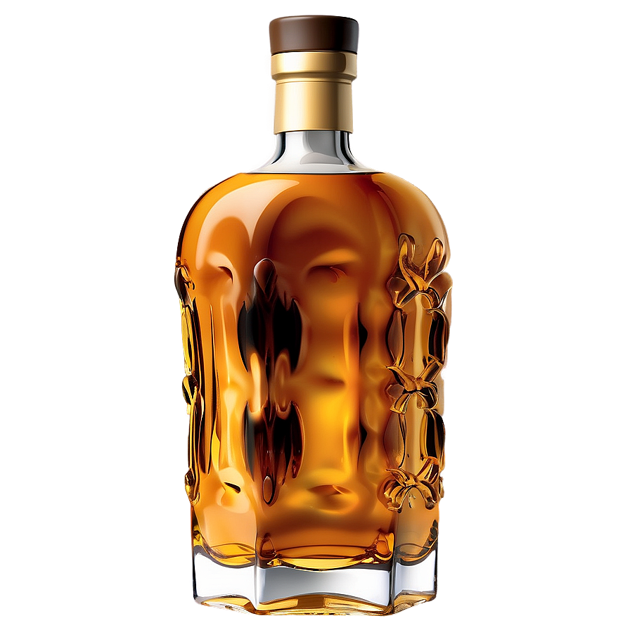 Whiskey Bottle On Shelf Png Jfh