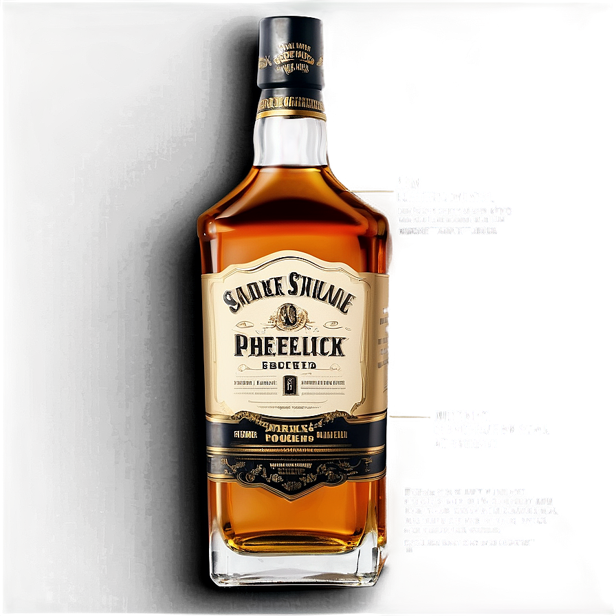 Whiskey Bottle Profile Png Cxf90