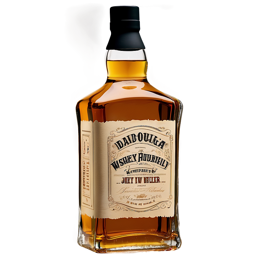 Whiskey Bottle Unique Design Png 06212024