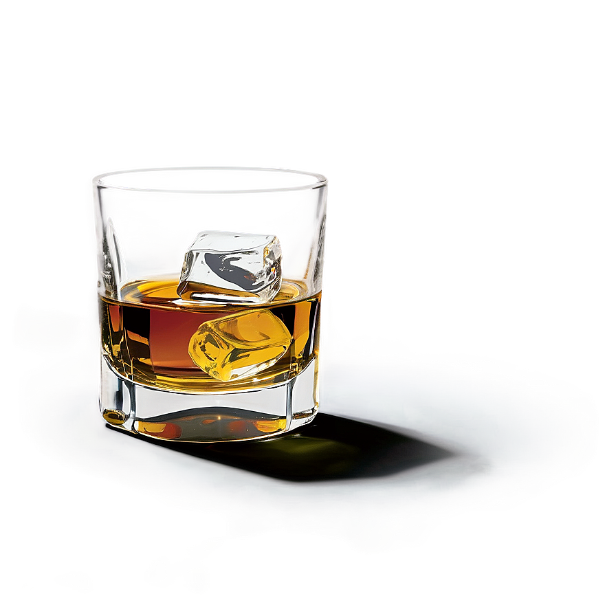 Whiskey Glass In Bar Png 06132024