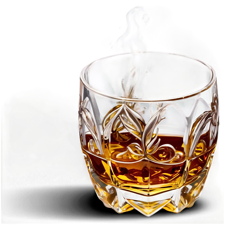 Whiskey Glass With Dark Background Png Uhw