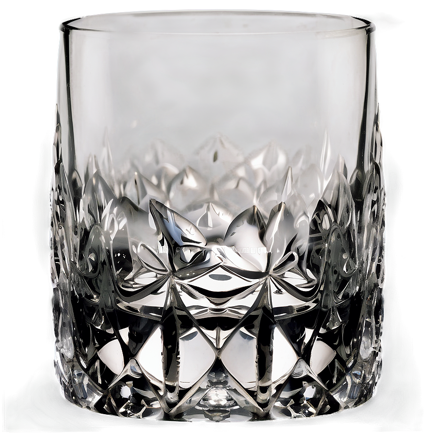 Whiskey Glass With Light Reflection Png 06132024