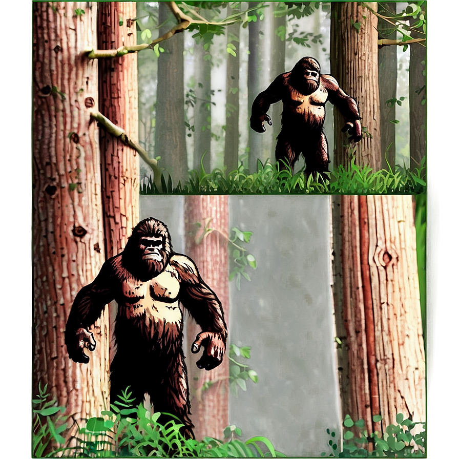 Whispering Woods Bigfoot Png 05232024