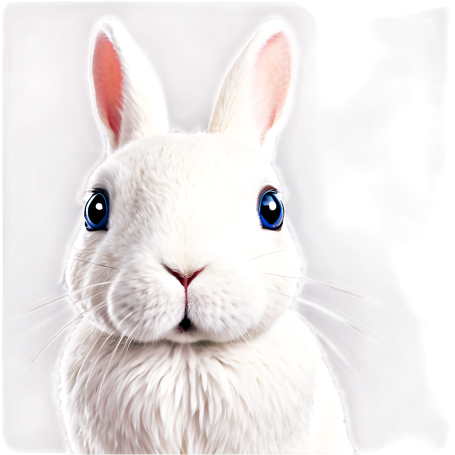 Whistful Bunny Face Png 06282024