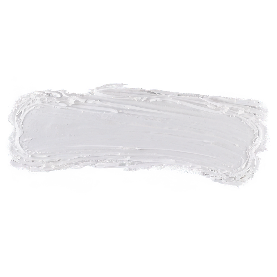 White Acrylic Brush Stroke Png Tty