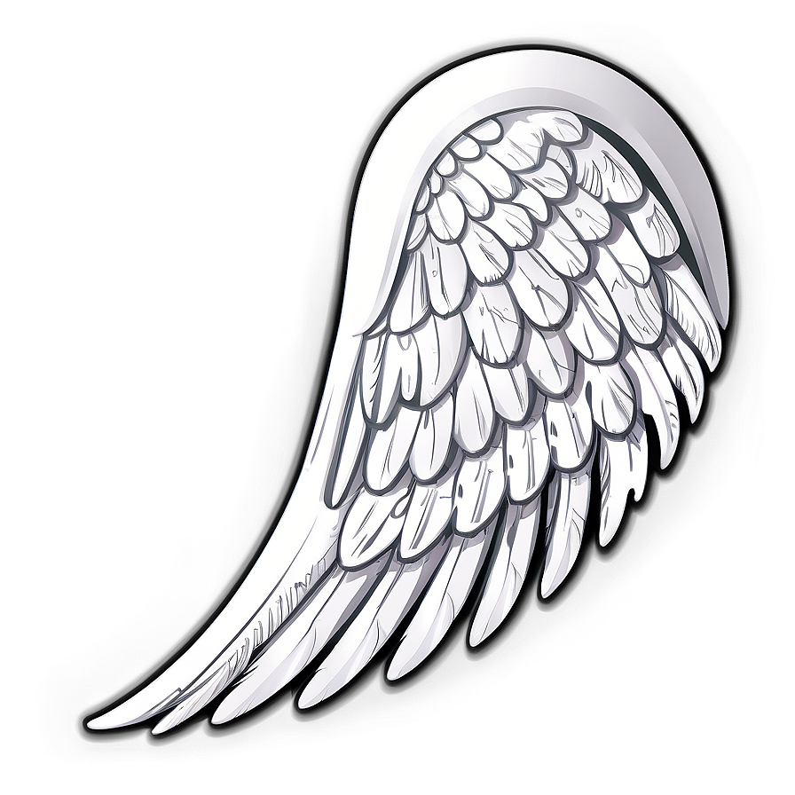 White Angel Wings Image Png 05042024