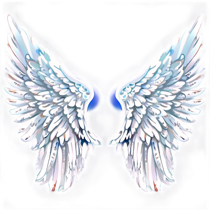 White Angel Wings Png 06112024