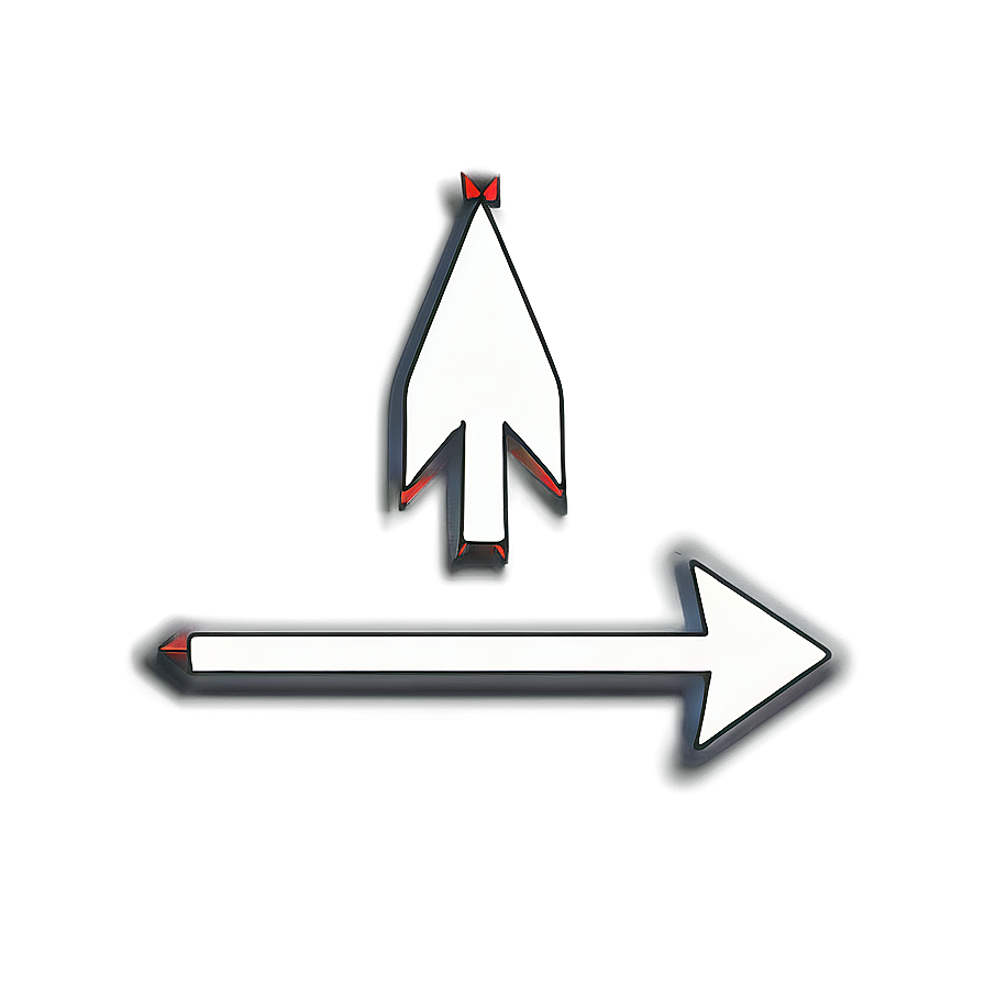 White Arrow Cursor Png 06272024