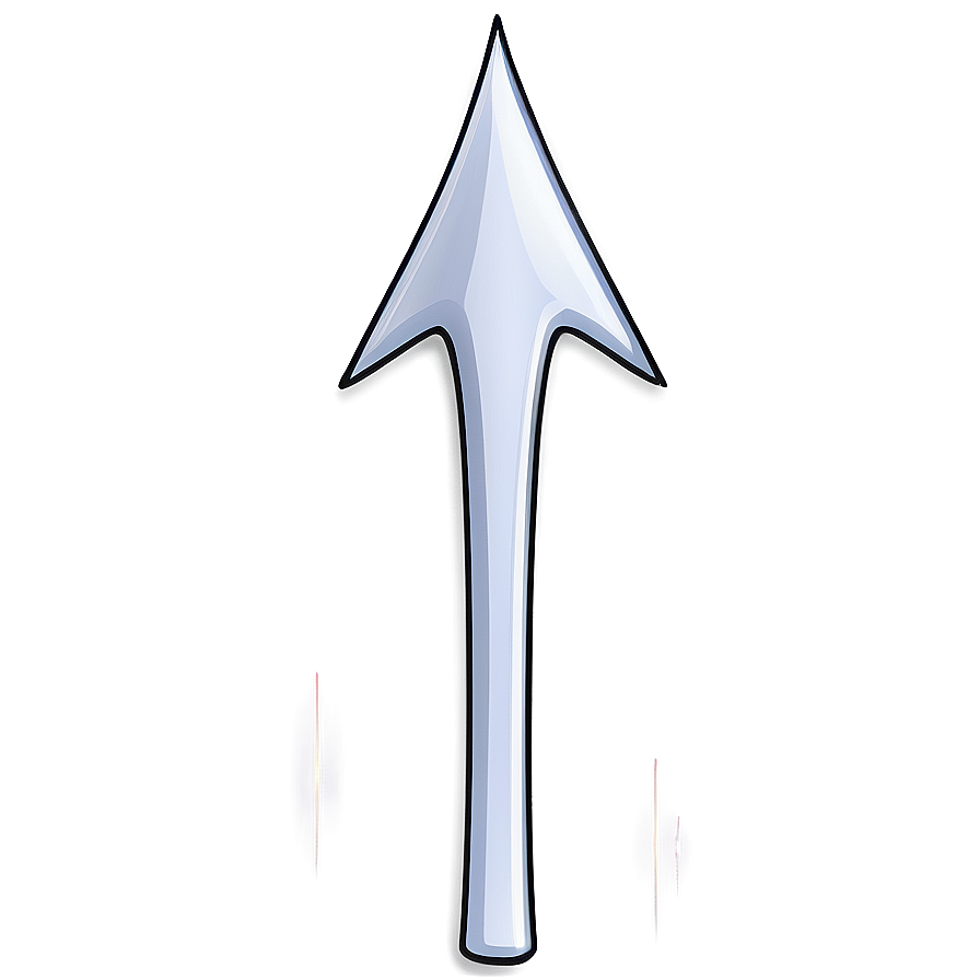 White Arrow Decoration Png 05042024