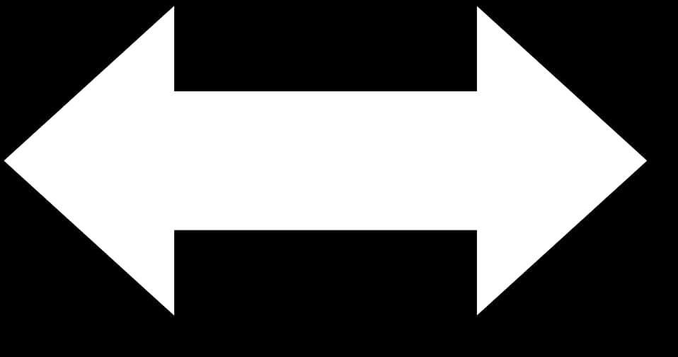 White Arrow Graphic