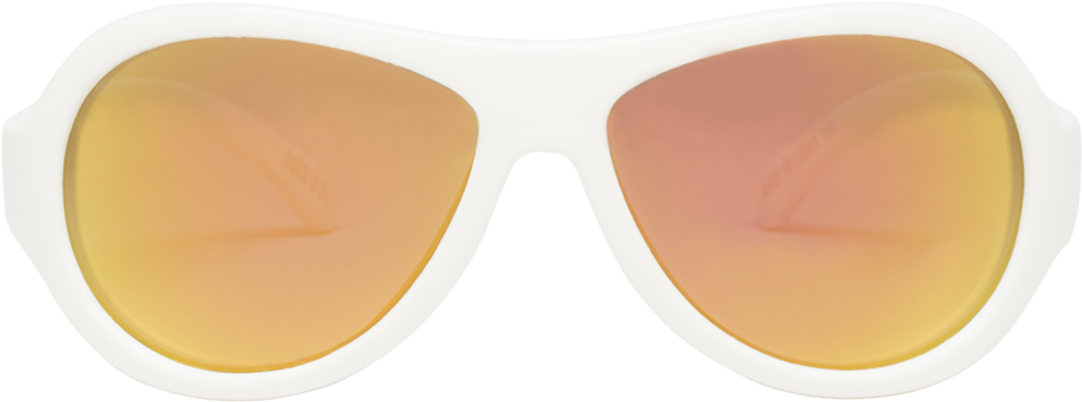 White Aviator Sunglasses Transparent Background