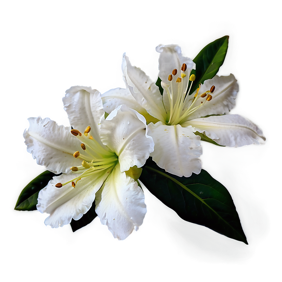 White Azalea Flower Png Iwo