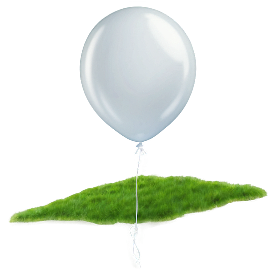 White Balloon For Design Png 06212024