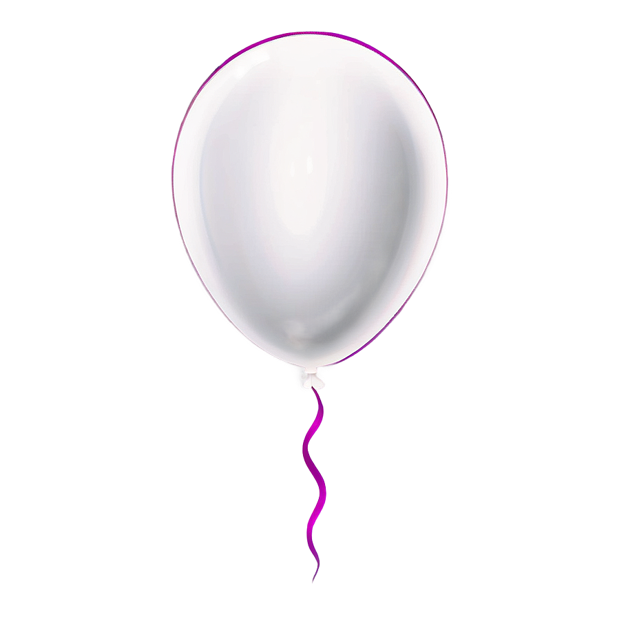 White Balloon Icon Png Exj52