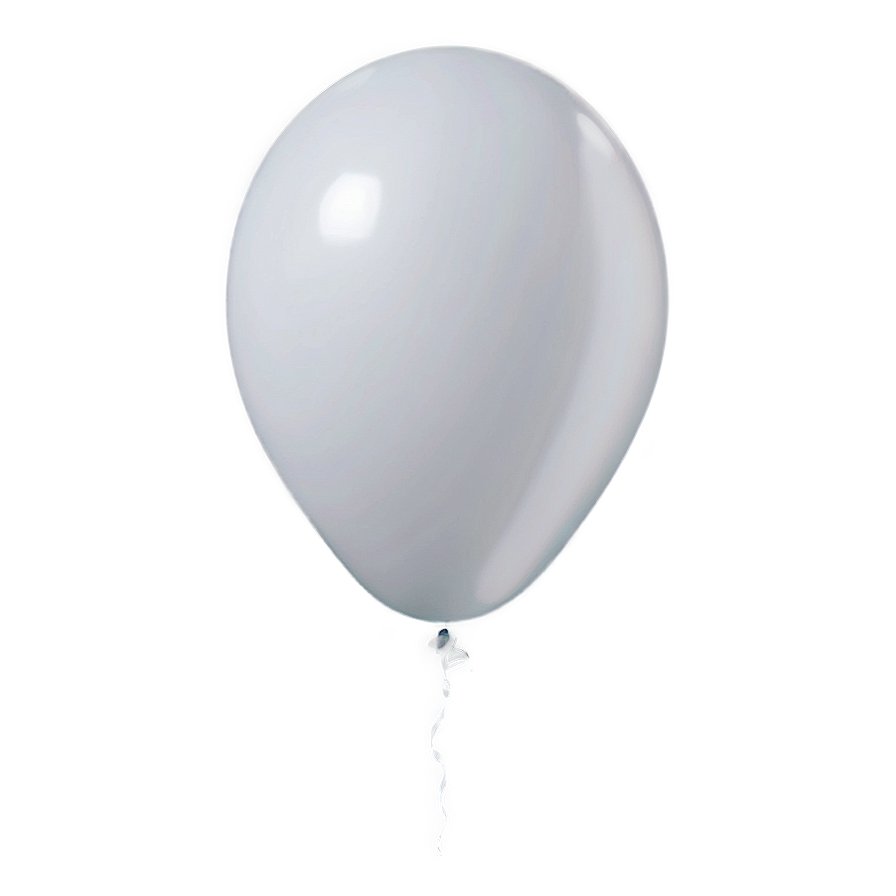 White Balloon Png Dgs34