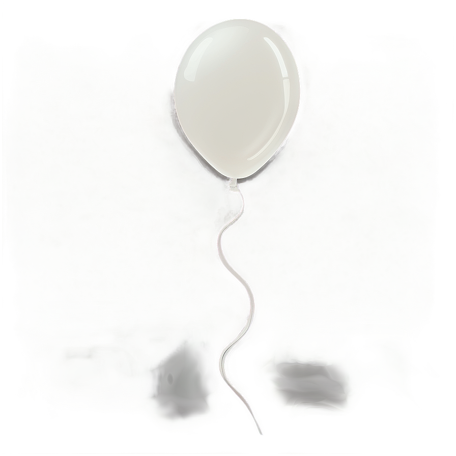 White Balloon Vector Png Plu2