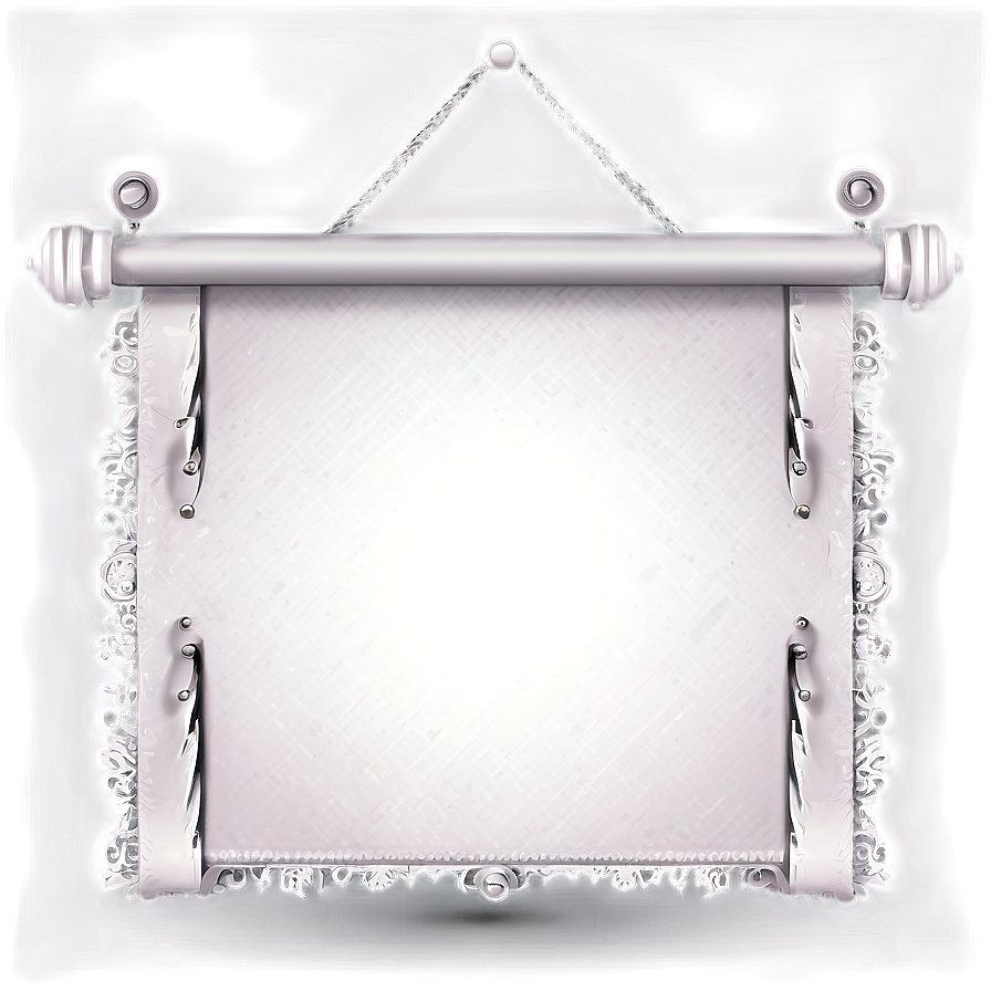 White Banner Background Png Amm