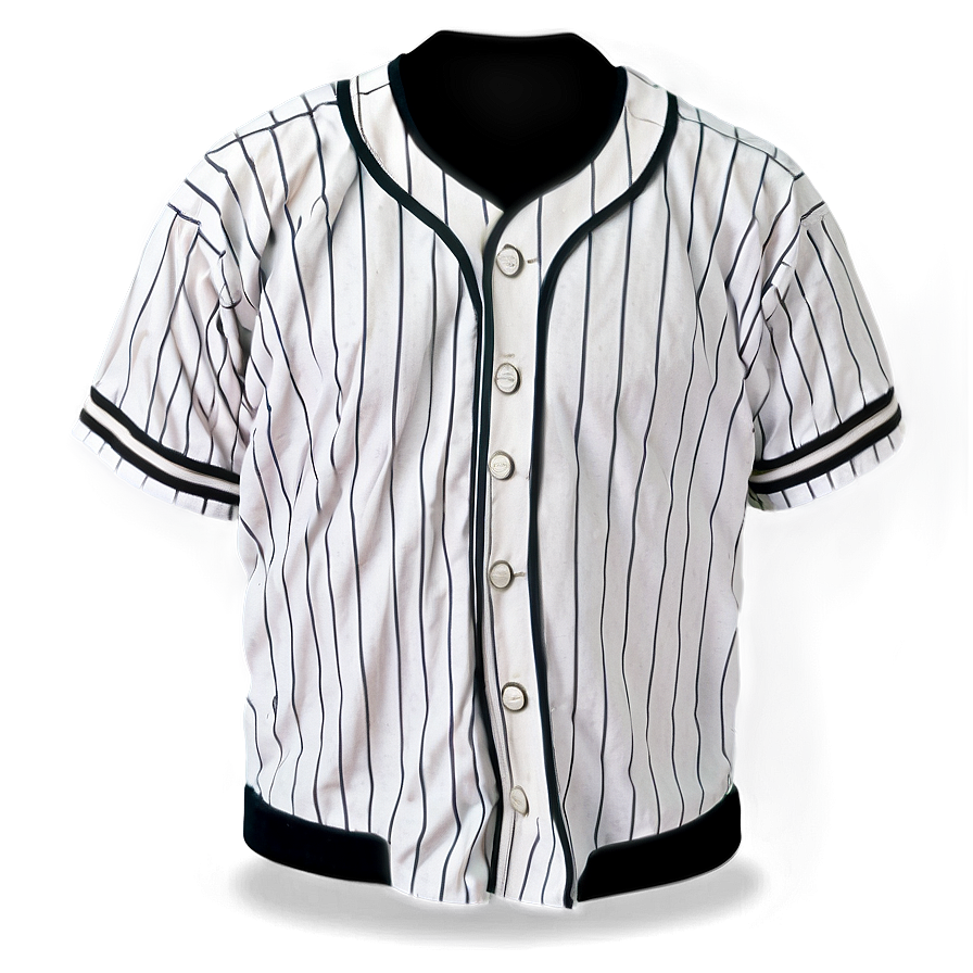 White Baseball Jersey Png 68