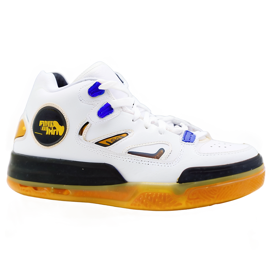 White Basketball Sneakers Png 06112024