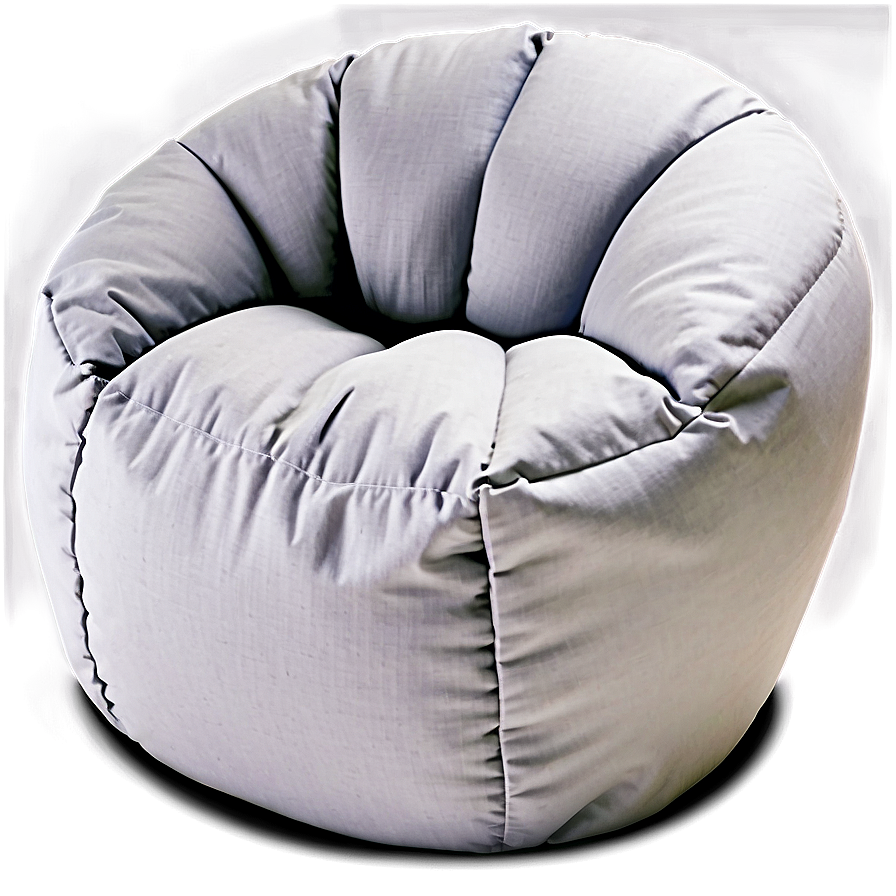 White Bean Bag Chair Png Odg