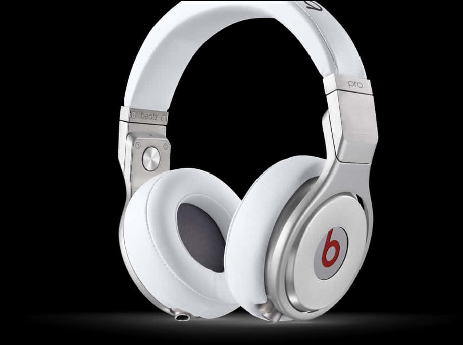 White Beats Headphones Product Shot