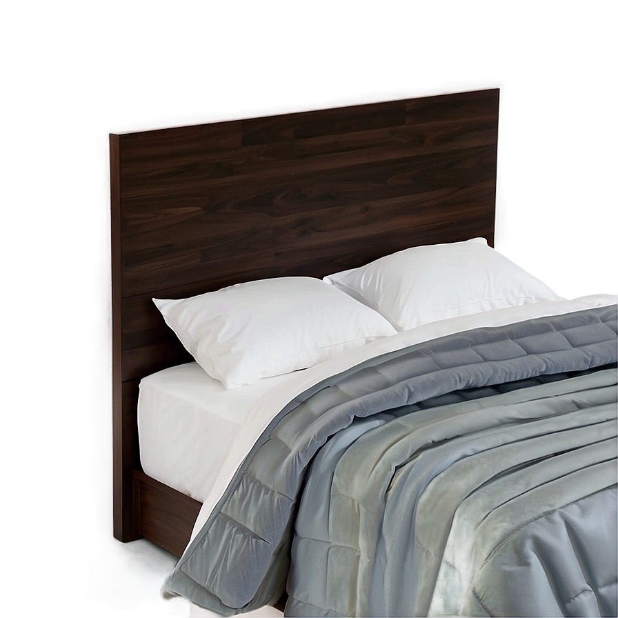 White Bed And Nightstand Png Xtq56